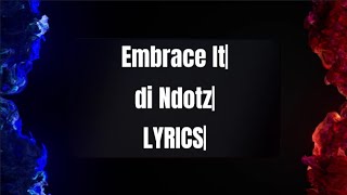 Ndotz  Embrace it Lyrics [upl. by Hilly156]