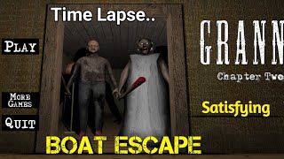 Boat Escape From Granny Chapter 2  Time Lapsegameplay [upl. by Belinda]