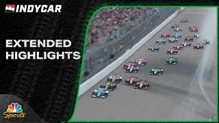 IndyCar Series EXTENDED HIGHLIGHTS Bommarito Automotive Group 500  82723  Motorsports on NBC [upl. by Macguiness]