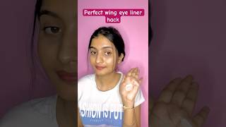 Best way to apply wing eye liner beauty hacks eyeliner makeup tutorial [upl. by Kenwee877]