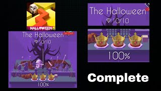 Dancing Line  The Halloween 10 Gems amp 3 Crowns 100 Complete [upl. by Cerellia33]