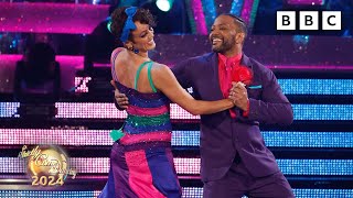 JB Gill and Lauren Oakley Quickstep to Never Gonna Give You Up by Rick Astley ✨ BBC Strictly 2024 [upl. by Nolrak]