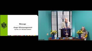 2024 10 27 Anger Mismanagement Rev Dr Michael Schuler [upl. by Yerrot]