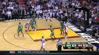 103012 Ray Allen  19 points vs Celtics Heat Debut Full Highlights [upl. by Hanoj628]