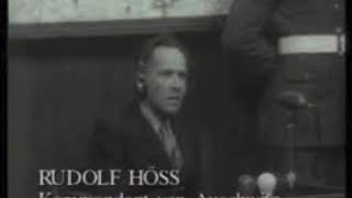 Nuremberg Trial Day 108 1946 Rudolf Hoess Testimony Complete [upl. by Yntrok]