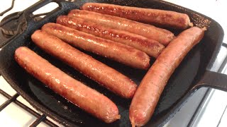 HOW TO COOK SAUSAGES  Gregs Kitchen [upl. by Straus197]