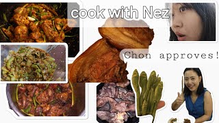 Cook a meal with Nez speaking in Manipuri porkchicken [upl. by Eirrac]