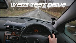 Mercedes C200 Kompressor POV Test Drive W203  Supercharged Sounds [upl. by Tezile980]