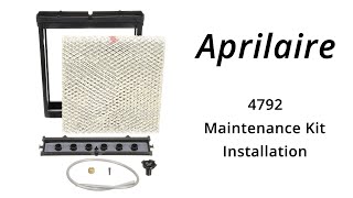 AprilAire 4792 Maintenance Kit Installation [upl. by Ayekahs760]