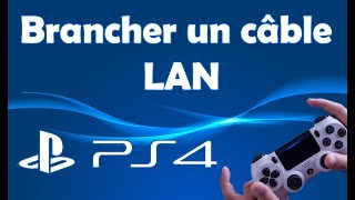 Comment brancher un câble LAN sur PS4 [upl. by Puiia638]