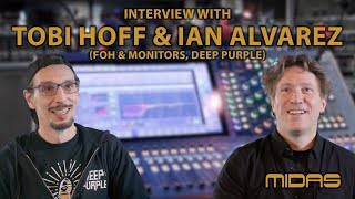 Interview with Tobi Hoff FOH amp Ian Alvarez Monitors  HD96 on Tour with Deep Purple [upl. by Alrac686]