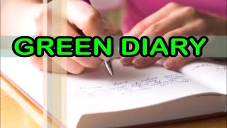 GREEN DIARY lyrics [upl. by Natanoj561]