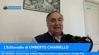 LEDITORIALE DI UMBERTO CHIARIELLO 213 quotConte e Gasperini le uniche scelte per cui tifoquot [upl. by Alyakcim161]