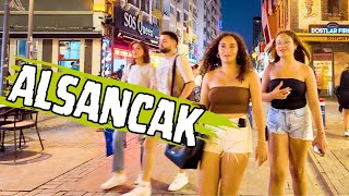 4K Night Walking Tour in Alsancak [upl. by Fortna550]