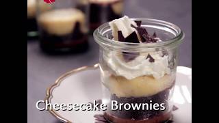 Monsieur Cuisine connect Rezeptvideo CheesecakeBrownies im Glas [upl. by Gaw]