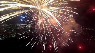 GoPro Fireworks From A Drone [upl. by Hoag814]