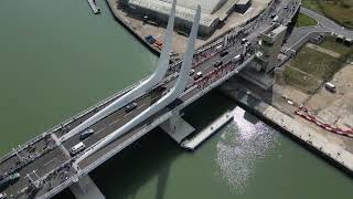 Gull Wing Bridge Lowestoft Opening Day 7th September 2024 [upl. by Nnaaras470]