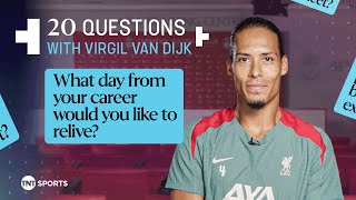 quotWinning The Champions League Was Incrediblequot 🏆  20 Questions with Virgil van Dijk 🔴 [upl. by Lacim921]