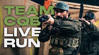 Live CQB Run  Pros Guide to Team CQB [upl. by Yarg508]