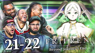 FRIEREN VS DENKEN Frieren Beyond Journeys End Episode 21 amp 22 REACTION [upl. by Tandi529]