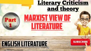 Marxism  Marxist view of Literature  Literary Criticism and theory  avinashdadwal [upl. by Genovera104]