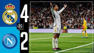 Real Madrid 42 SSC Napoli  HIGHLIGHTS  Champions League [upl. by Yornek]