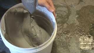 How to mix refractory mortar by hand  ABC Ovens [upl. by Castle]