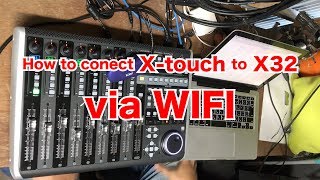 Behringer X touch to X32 via Wifi [upl. by Ynabe568]