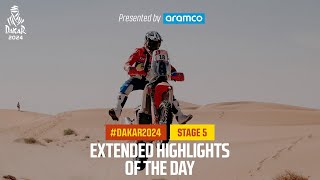 Extended highlights of Stage 5 presented by Aramco  Dakar2024 [upl. by Currie]