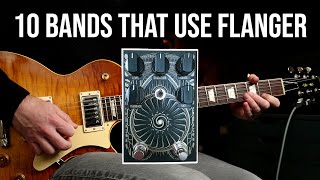 10 Bands That Use Flanger  Krozz Devices Airborn Flanger Pedal Demo [upl. by Enoch]