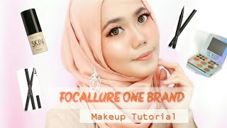 FOCALLURE ONE BRAND MAKEUP TUTORIAL [upl. by Mohamed272]