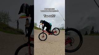 Downhill Bike Suspension Test🤯 downhillbike downhill mtb mountainbike bike [upl. by Jarv]