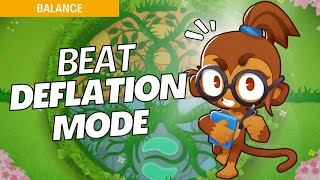 How to Beat Deflation Mode Easy on Balance  BTD6 Strategy [upl. by Anelak645]