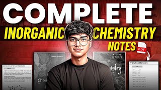 Best Inorganic Chemistry Short Notes for JEE Mains  Invisible Mechanics [upl. by Eniffit]