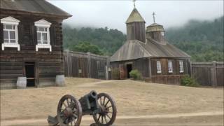 Fort Ross California  historic Russian fort from the early 1800s [upl. by Nhar]