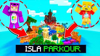 ATRAPADOS en UNA ISLA ABANDONADA con PARKOUR IMPOSIBLE [upl. by Feriga]