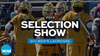 2024 NCAA DIII mens lacrosse championship selection show [upl. by Braynard624]