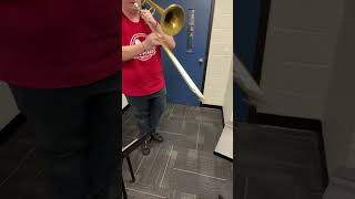 My buddy CM playing Buddy Holly on trombone weezer [upl. by Llenrahc]