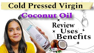 Max care Cold pressed Virgin Coconut Oil Review  Virgin Coconut oil uses  Coconut oil Benefits🥥🌴 [upl. by Jasmin725]