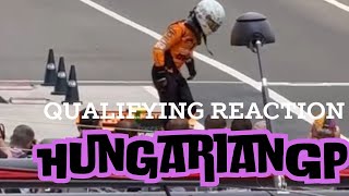 HungarianGP Qualifying Reaction [upl. by Nirehs]