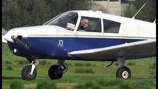 Piper PA28140 Cherokee CCPRX Takeoff from Tobalaba Airport SCTB [upl. by Atsahs124]