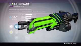 Destiny The Taken King  Crucible Quartermaster Weapons 280 Attack [upl. by Inneg]