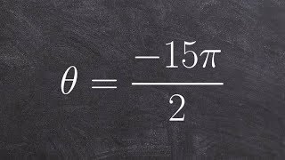 Determine two coterminal angles positive and negative [upl. by Laurice403]