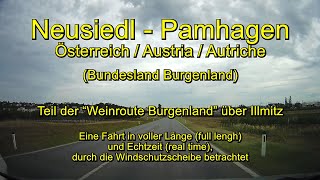 NeusiedlSee – Pamhagen  Österreich Burgenland – Komplett Full length  Echtzeit Real time [upl. by Adnopoz]