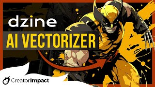 NEW AI Vectorizer from Dzine Ai Image to Vector [upl. by Trilby17]