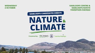 2024 BC Election  Kamloops Candidates Debate [upl. by Coltun]