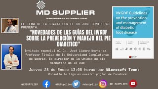 Novedades de las guías del IWGDF sobre la prevención y manejo del pie diabético [upl. by Panthia834]