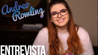 ENTREVISTA a ANDREA IZQUIERDO  andreorowling  Booktube España [upl. by Yenhoj679]