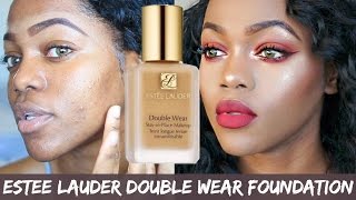 Estee Lauder Double Wear Foundation Review on oily skin  Luchi Loyale [upl. by Otrepur]