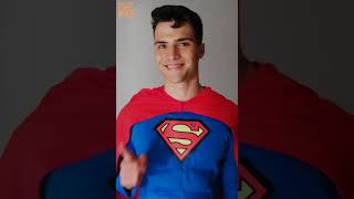 💪💥Superman Lights On Costume  Made By Funidelia Shorts [upl. by Ashatan]